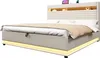 Merax Polsterbett 180x200 cm, Doppelbett mit USB Typ-C Produktbild-Vorschau 10