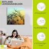 ARTland Leinwandbild Goldener Sonnenuntergang und Produktbild-Vorschau 3