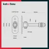 KOTARBAU® 2er Set Torangel Einstellbar 130 mm M16 Produktbild-Vorschau 3