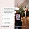 FAIRYTREES Kunstkerstboom, 180 cm, spar, natuur, met Productafbeelding-voorbeeld 2