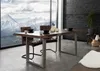 MASSIVMOEBEL24 Baumtisch Akazie 160x90x77 grau lackiert / Produktbild-Vorschau 1
