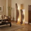 Standaarlamp Wayan, 100 cm, Capiz bamboe, elegante Productafbeelding-voorbeeld 5