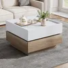 MODFU Table Basse - Double Plateau et 2 Tiroirs avec Voir les images du produit 2