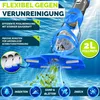 tillvex Poolsauger Blau/Grau mit Akku & Teleskopstange + Produktbild-Vorschau 3