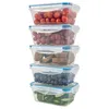 classbach® Contenitori per alimenti con coperchio | set di Anteprima dell’immagine prodotto 1