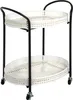 HAKU Servierwagen creme, schwarz - Metall, B/H/T: 60x70x40 Produktbild-Vorschau 1