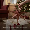 Papierstern LYSA - hängend - 7-zackig - D: 60cm - rot/gold Produktbild-Vorschau 9