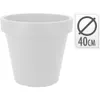 klasyczna doniczka 40 cm z białego plastiku Podgląd zdjęcia produktu 7
