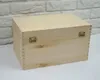 Pudełko skrzynka kufer drewniany 35x25x19cm PŁASKI Podgląd zdjęcia produktu 4
