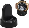 A product shot of a smartwatch charging stand and a smartwatch on its charger. Náhľad obrázku produktu