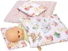 Puppenbettwäsche aus Minky/Baumwolle Puppenbettzeug BOBO - Produktbild-Vorschau 1
