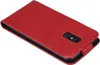 Cadorabo Hülle für LG Q STYLUS Schutz Hülle in Rot Flip Produktbild-Vorschau 5
