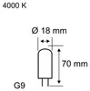 Paulmann 287.99, 5 W, 40 W, G9, 470 lm, 15000 h Produktbild-Vorschau 3