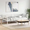 vidaXL Tagesbett ohne Matratze Weiß 100x200 cm Massivholz Produktbild-Vorschau 2