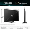 Hisense 75U7Q Fernseher 75 Zoll, 4K Mini LED ULED, Smart TV Produktbild-Vorschau 2