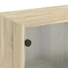 vidaXL Wandschrank mit Glastüren Sonoma-Eiche 68x37x68,5 cm Produktbild-Vorschau 10