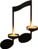 INF 4er Set Musiknoten Wandkerzenhalter - Eisen Produktbild-Vorschau 2