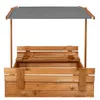 Springos® Pieskovisko so strieškou 120x120 cm Pieskovisko z Náhľad obrázku produktu 6