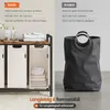 Roxlin Portabiancheria 3 Scomparti 120L – Cesto per Bucato Anteprima dell’immagine prodotto 4