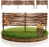 BOOGARDI Mini Gartenzaun Holz · 5X Beeteinfassung 20cm hoch Produktbild-Vorschau 1