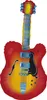 Shape Folienballon "Gitarre" | 109 cm Produktbild-Vorschau 1