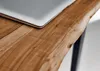 Esstisch Baumkante massiv Akazie natur 240 x 100 schwarz Produktbild-Vorschau 4