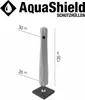 Housse pour parasol à mât central AquaShield, sans baleine Voir les images du produit 2