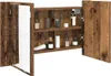 Kúpeľňová zrkadlová skrinka Staré drevo 80 x 12 x 45 cm Náhľad obrázku produktu 2