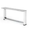 4er Set Möbelbeine Metall 200x90 mm – Rechteckige Produktbild-Vorschau 3