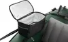 A close-up shot of an inflatable fishing boat with an open cooler bag on it. Podgląd zdjęcia produktu