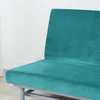 Elastischer Velours-Bezug für Schlafsofa / Couch 190–210 cm Produktbild-Vorschau 4
