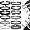 EDIBAZZAR | 12er Set CHOKER Halskette Band Spitze Boho Produktbild-Vorschau 3