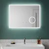 Lustro łazienkowe SONNI z oświetleniem LED, 100 x 60 cm, z Podgląd zdjęcia produktu 1