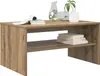 vidaXL Tavolino in rovere artigianale 80 x 50 x 40 cm Anteprima dell’immagine prodotto 3