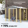 Outsunny Gerätehaus 4,4 m² Gartenhaus mit Pultdach, Produktbild-Vorschau 5