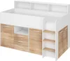 Bett mit Schreibtisch NEO R Rechts 80x200 cm Produktbild-Vorschau 1