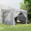 Outsunny Pavillon 3x3m wasserabweisend Stabil Winterfest Produktbild-Vorschau 8