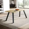 Esstisch 180x90cm mit runder Kante, Wildeiche massiv geölt, Produktbild-Vorschau 1