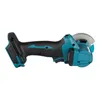 A side view of a cordless angle grinder. Produktbild-Vorschau