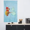 Mr. & Mrs. Panda Wandtuch Nachtfalter Schneemann - Eisblau Produktbild-Vorschau 3