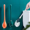 Toilettenbürste und Halter Silikon Wandmontage Produktbild-Vorschau 4