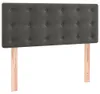 vidaXL Boxspring posteľ s matracom a LED diódou Dark Grey Náhľad obrázku produktu 6