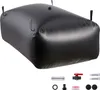 A black, soft water storage bladder is shown with various accessories laid out below it. Náhled obrázku produktu