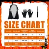 Ghostface-Kostüm für Kinder, XL, Schwarz, mit Kapuze Produktbild-Vorschau