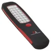 A black and red LED work light is shown against a white background. Náhled obrázku produktu