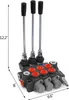 SucceBuy Distributeur hydraulique à 3 bobines, 11 GPM Voir les images du produit 8