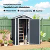 Outsunny Gerätehaus Gartenhaus mit Fenster Pultdach Outdoor Produktbild-Vorschau 5