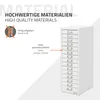 ML-Design schedario a 15 cassetti, 28x38x87 cm, bianco, Anteprima dell’immagine prodotto 6