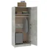 vidaXL Armoire gris béton 90x52x200 cm Bois composite Voir les images du produit 11