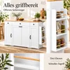 Mueble aparador Merax, isla de cocina, carro de servicio Vista previa de la imagen del producto 7